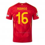 1ª Camiseta Espana Jugador Rodrigo 2024