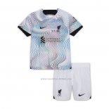 2ª Camiseta Liverpool Nino 2022-2023