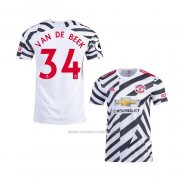 3ª Camiseta Manchester United Jugador Van De Beek 2020-2021