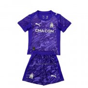 Camiseta Olympique Marsella Portero Nino 2025-2026 Purpura