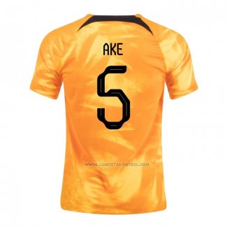 1ª Camiseta Paises Bajos Jugador Ake 2022