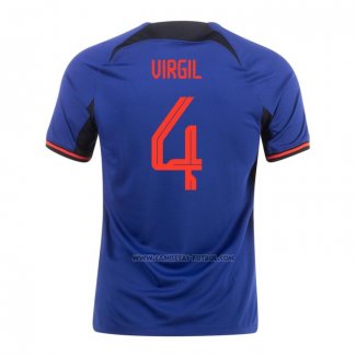 2ª Camiseta Paises Bajos Jugador Virgil 2022