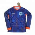 2ª Camiseta Paises Bajos Manga Larga 2024