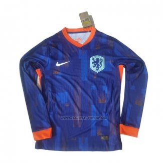 2ª Camiseta Paises Bajos Manga Larga 2024