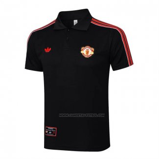Camiseta Polo del Manchester United 2025-2026 Negro