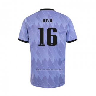 2ª Camiseta Real Madrid Jugador Jovic 2022-2023