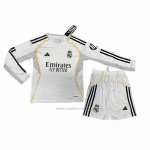 1ª Camiseta Real Madrid Manga Larga Nino 2025-2026