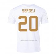 2ª Camiseta Serbia Jugador Sergej 2022
