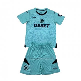 1ª Camiseta Wolves Portero Nino 2024-2025