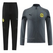 Chandal de Chaqueta del Borussia Dortmund 2022-2023 Gris