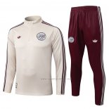 Chandal de Sudadera del Ajax Nino 2025-2026 Amarillo