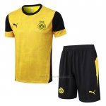 Chandal del Borussia Dortmund Manga Corta 2025-2026 Amarillo - Pantalon Corto