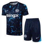 Chandal del Chelsea Manga Corta 2024-2025 Azul - Pantalon Corto