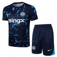 Chandal del Chelsea Manga Corta 2024-2025 Azul - Pantalon Corto