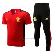 Chandal del Flamengo Manga Corta 2022-2023 Rojo