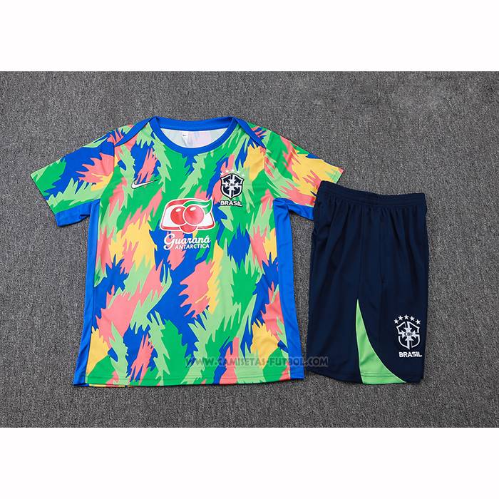 Chandal del Brasil Manga Corta 2025-2026 Camuflaje - Pantalon Corto