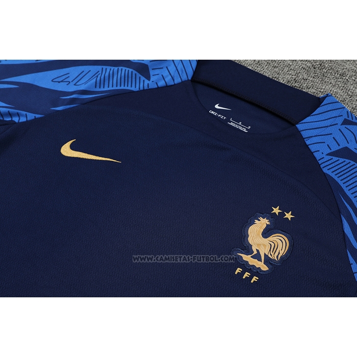 Chandal del Francia Manga Corta 2022-2023 Azul - Pantalon Corto