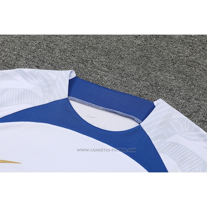 Chandal del Francia Manga Corta 2022-2023 Blanco - Pantalon Corto
