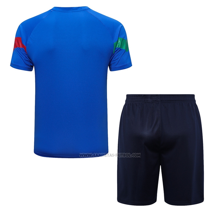 Chandal del Italia Manga Corta 2022-2023 Azul - Pantalon Corto